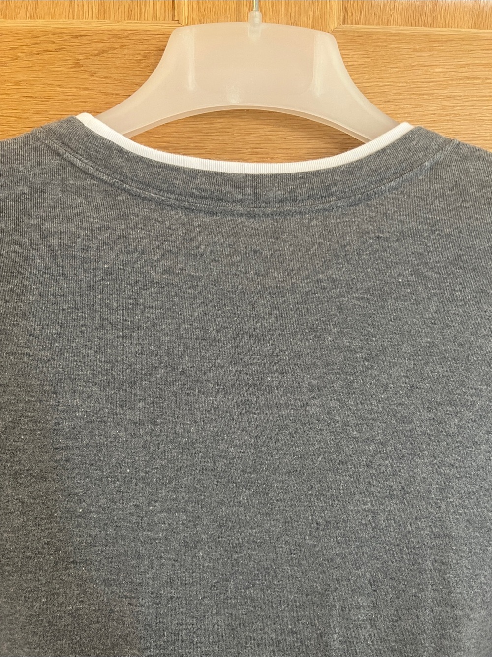 made for life - Two-Tone Long Sleeve Tee in Gray and White XL - Picture 10 of 14